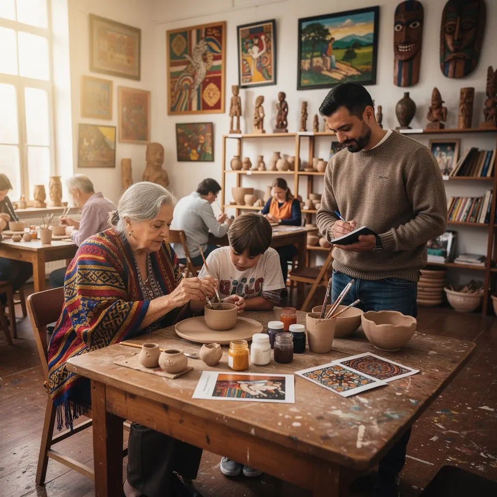 Kobieta z wózkiem dziecięcym pełna radości na ścieżce w lesie.